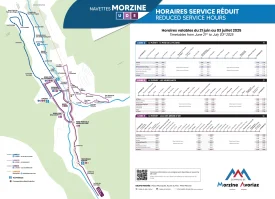 Summer shuttle plan – reduced service