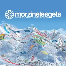 Morzine-Les Gets ski area map