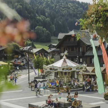 Priority for pedestrians this summer in Morzine