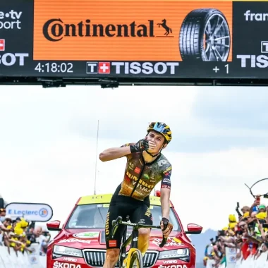 The Tour de France in Morzine in summer 2023