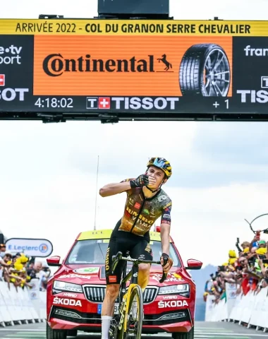 The Tour de France in Morzine in summer 2023