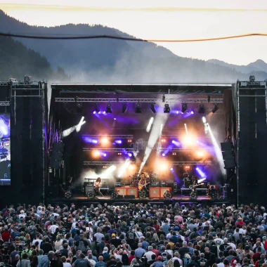 Live performance from Status Quo for the Morzine-Avoriaz Harley Days