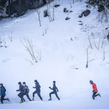 The first Morzine Spartan Winter Trail this winter