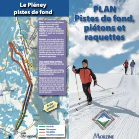 Morzine nordic skiing map