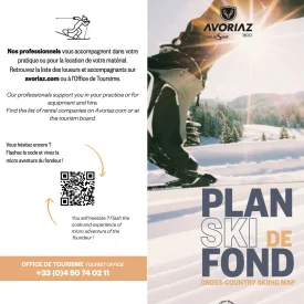 Avoriaz nordic skiing map